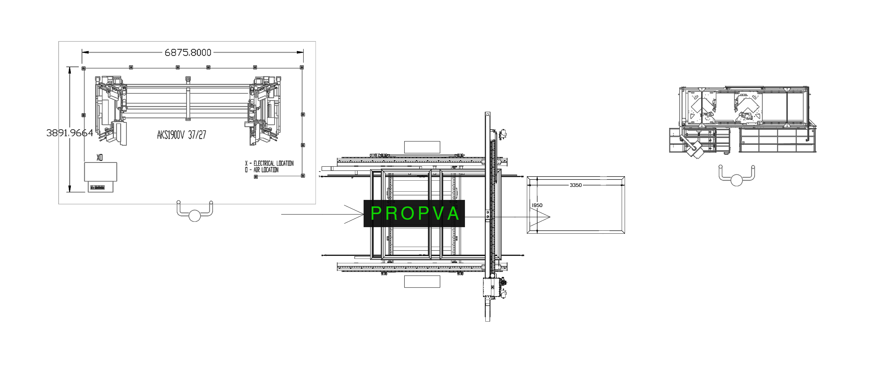 Présenté avec une soudeuse verticale 4 têtes et un nettoyeur de coin 2 têtes URBAN.